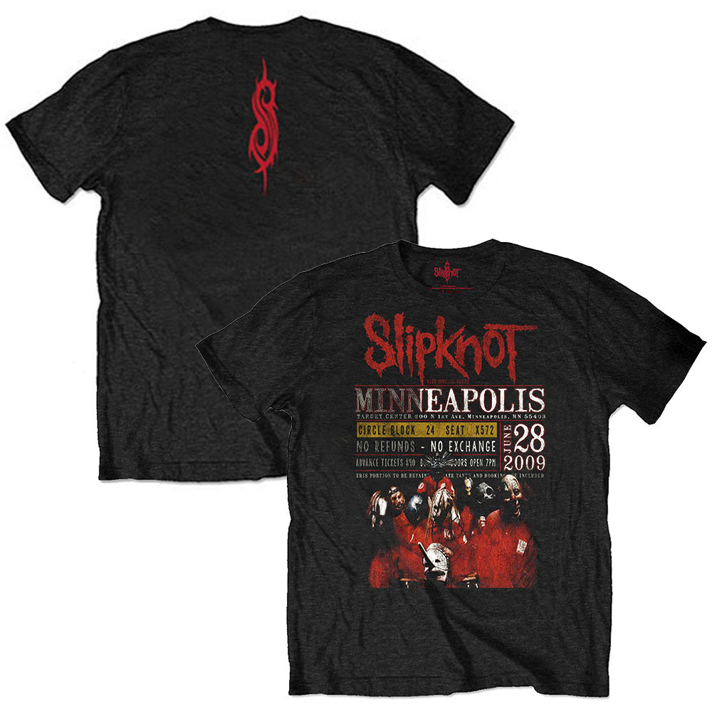 
                  
                    SLIPKNOT スリップノット (デビュー 25周年 ) - Minneapolis '09 / ECO-TEE / バックプリントあり / Tシャツ / メンズ 【公式 / オフィシャル】
                  
                