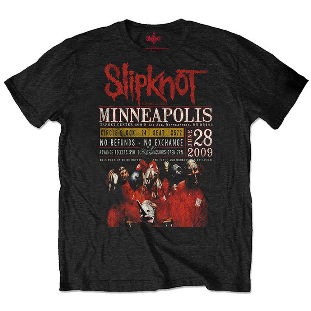 
                  
                    SLIPKNOT スリップノット (デビュー 25周年 ) - Minneapolis '09 / ECO-TEE / バックプリントあり / Tシャツ / メンズ 【公式 / オフィシャル】
                  
                