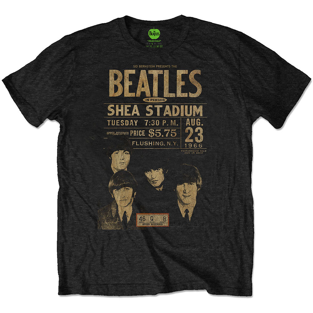 THE BEATLES ビートルズ (ABBEY ROAD 55周年 ) - Shea '66 / ECO-TEE / Tシャツ / メンズ 【公式 / オフィシャル】