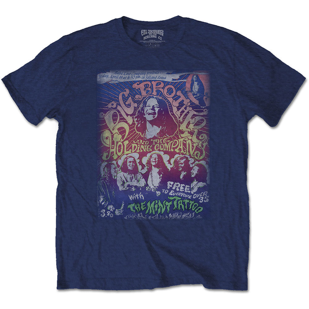 JANIS JOPLIN ジャニスジョプリン - Big Brother & The Holding Company Selland Arena / Tシャツ / メンズ 【公式 / オフィシャル】