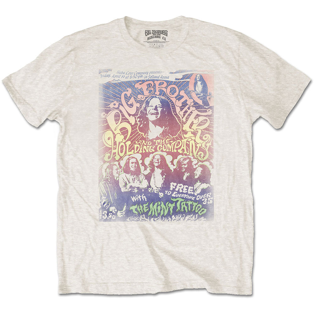 JANIS JOPLIN ジャニスジョプリン - Big Brother & The Holding Company Selland Arena / Tシャツ / メンズ 【公式 / オフィシャル】