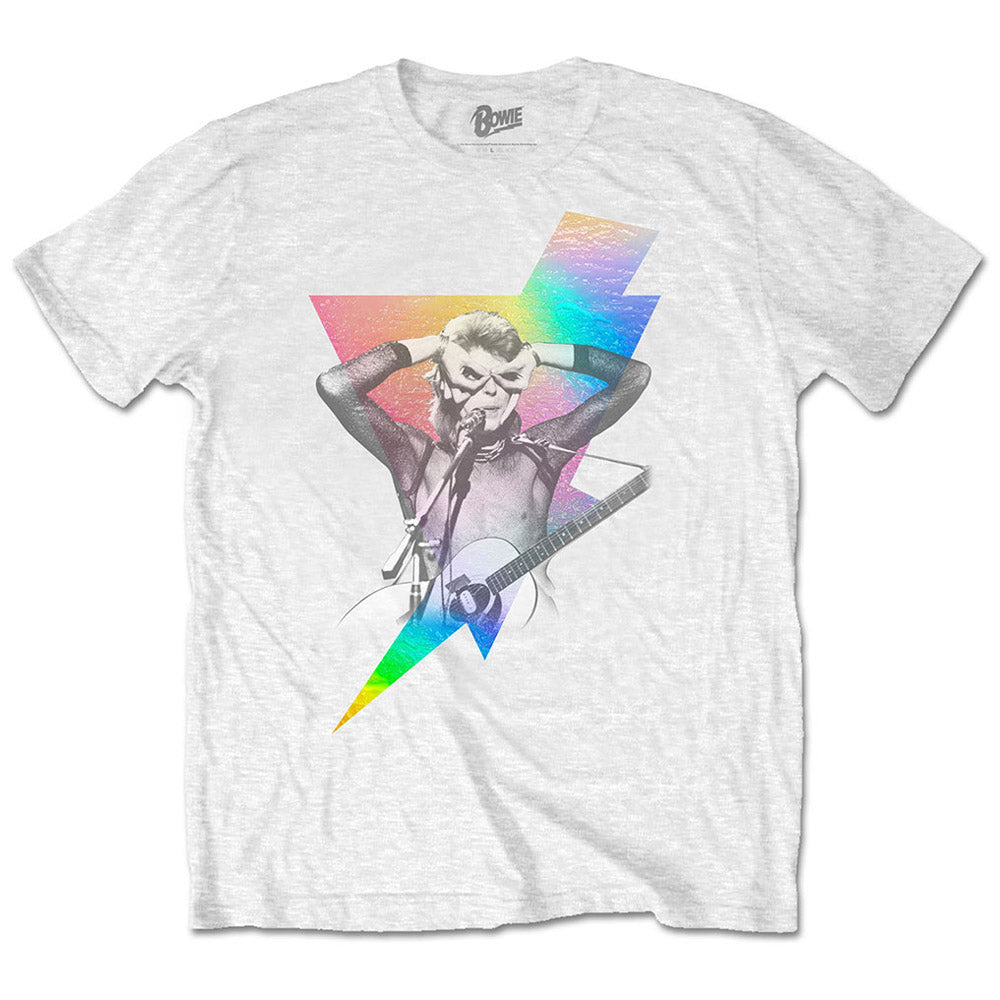 DAVID BOWIE デヴィッドボウイ Holographic Bolt Tシャツ メンズ 公式 オフィシャル