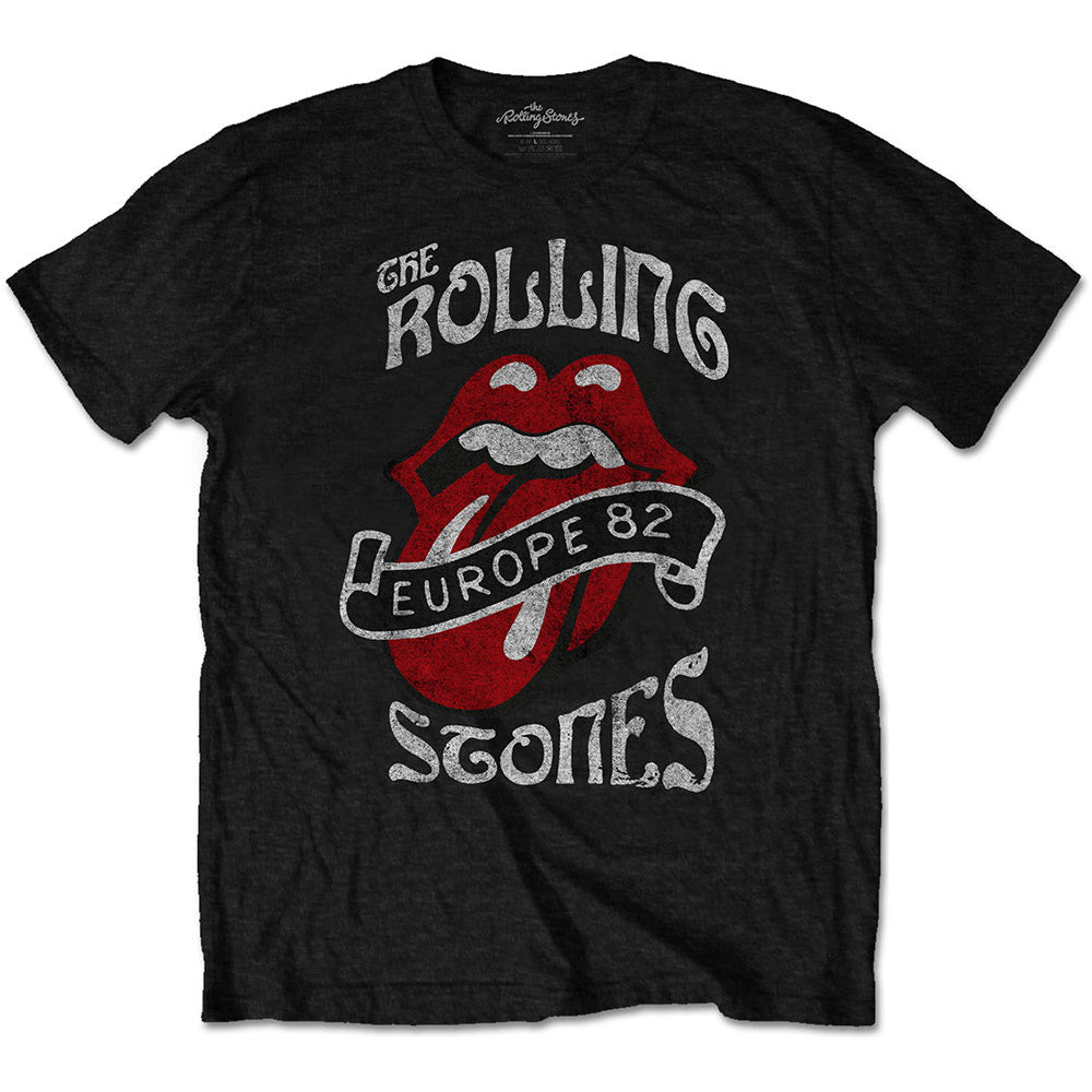 ROLLING STONES ローリングストーンズ (デビュー作 60周年 ) - Europe '82 Tour / Tシャツ / メンズ 【公式 / オフィシャル】