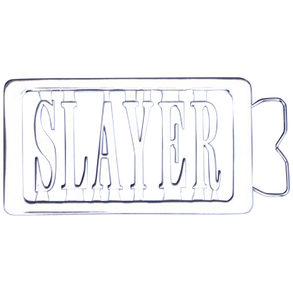 SLAYER スレイヤー - RECTANGLE BELT BUCKLE【限定】 / ベルト・バックル 【公式 / オフィシャル】