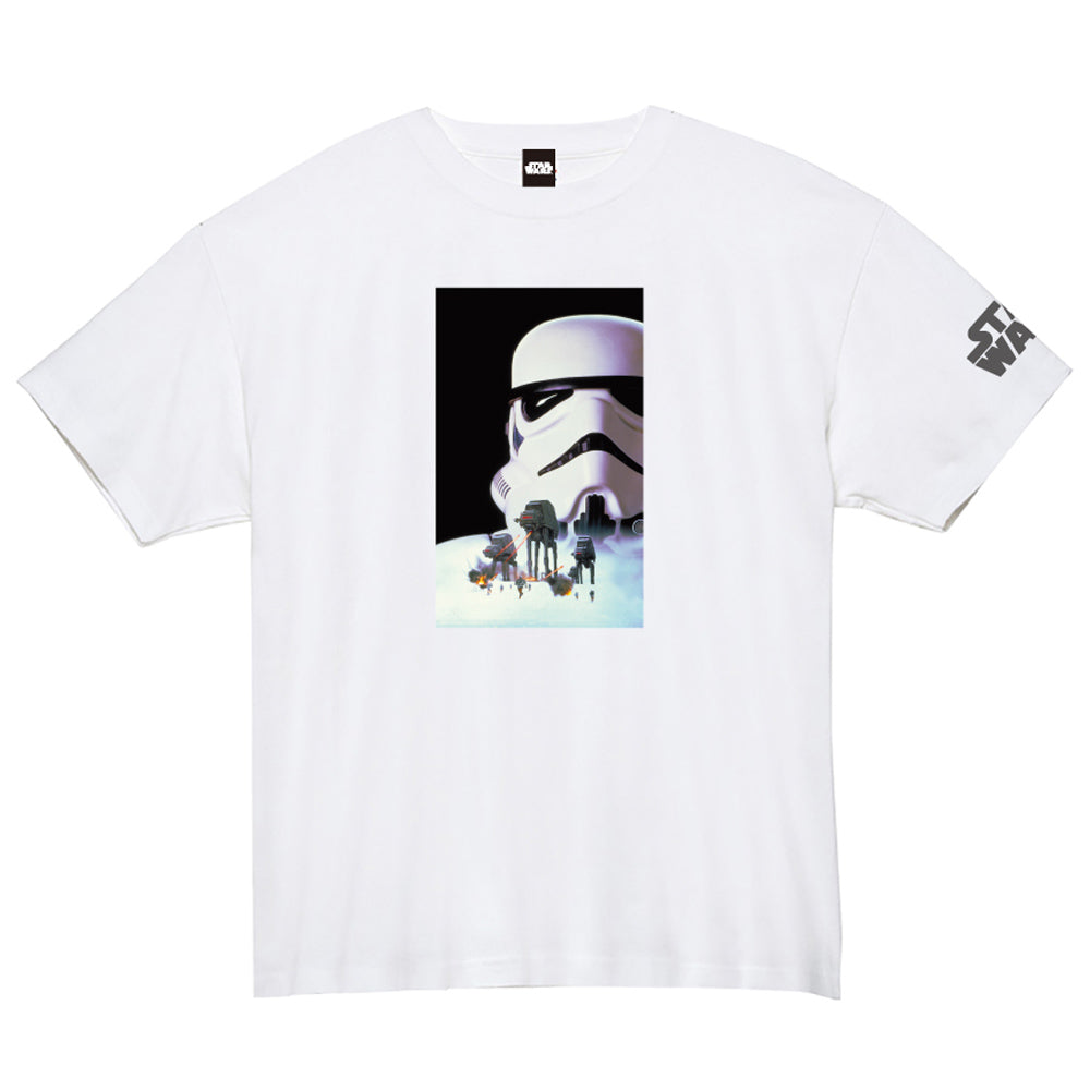 STAR WARS - (「エピソード1」 25周年 ) - 蓄光ロゴTシャツ(ストームトルーパー) / ホワイト / 限定商品