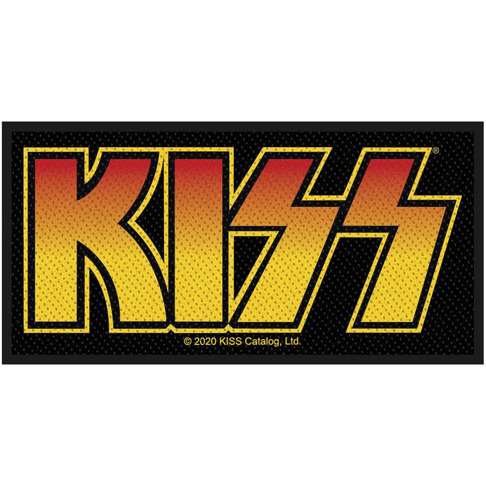 KISS キッス (デビュー 50周年 ) - Logo / ワッペン 【公式 / オフィシャル】