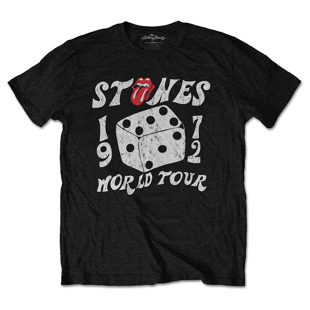 ROLLING STONES ローリングストーンズ (デビュー作 60周年 ) - Dice Tour '72 / ECO-TEE / Tシャツ / メンズ 【公式 / オフィシャル】