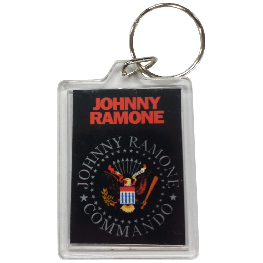 RAMONES ラモーンズ (結成 50周年 ) - JOHNNY RAMONE COMMANDO / キーホルダー 【公式 / オフィシャル】