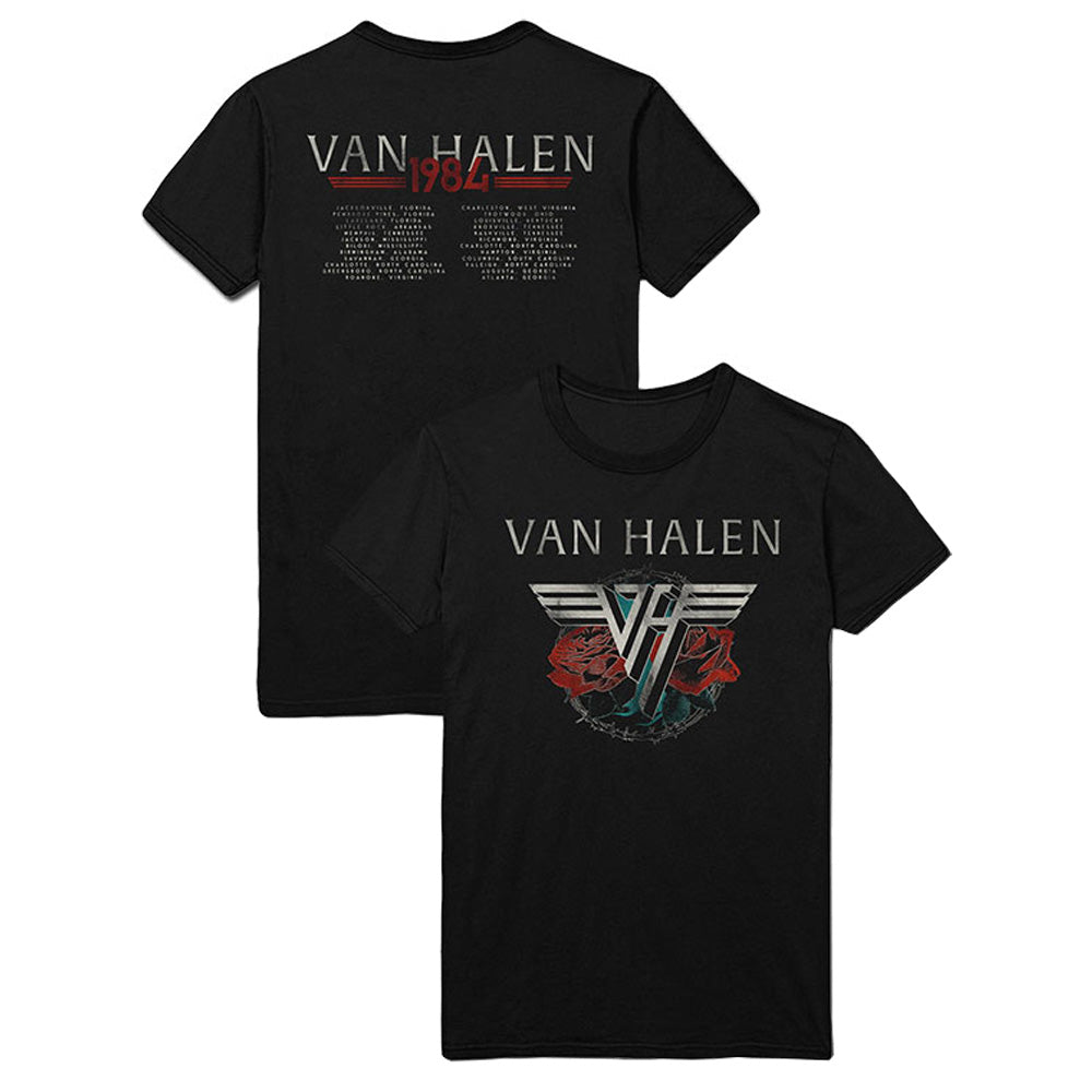 VAN HALEN - (エドワード生誕 70周年 ) - 84 Tour / バックプリントあり