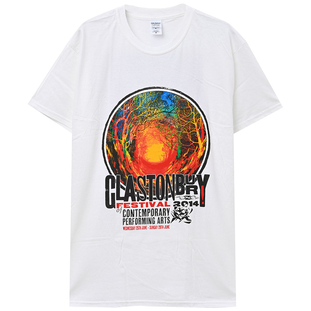 フェス公式Tシャツ GLASTONBURY グラストンベリー - FESTIVAL 2014 （超レア） / バックプリントあり / Tシャツ / メンズ 【公式 / オフィシャル】