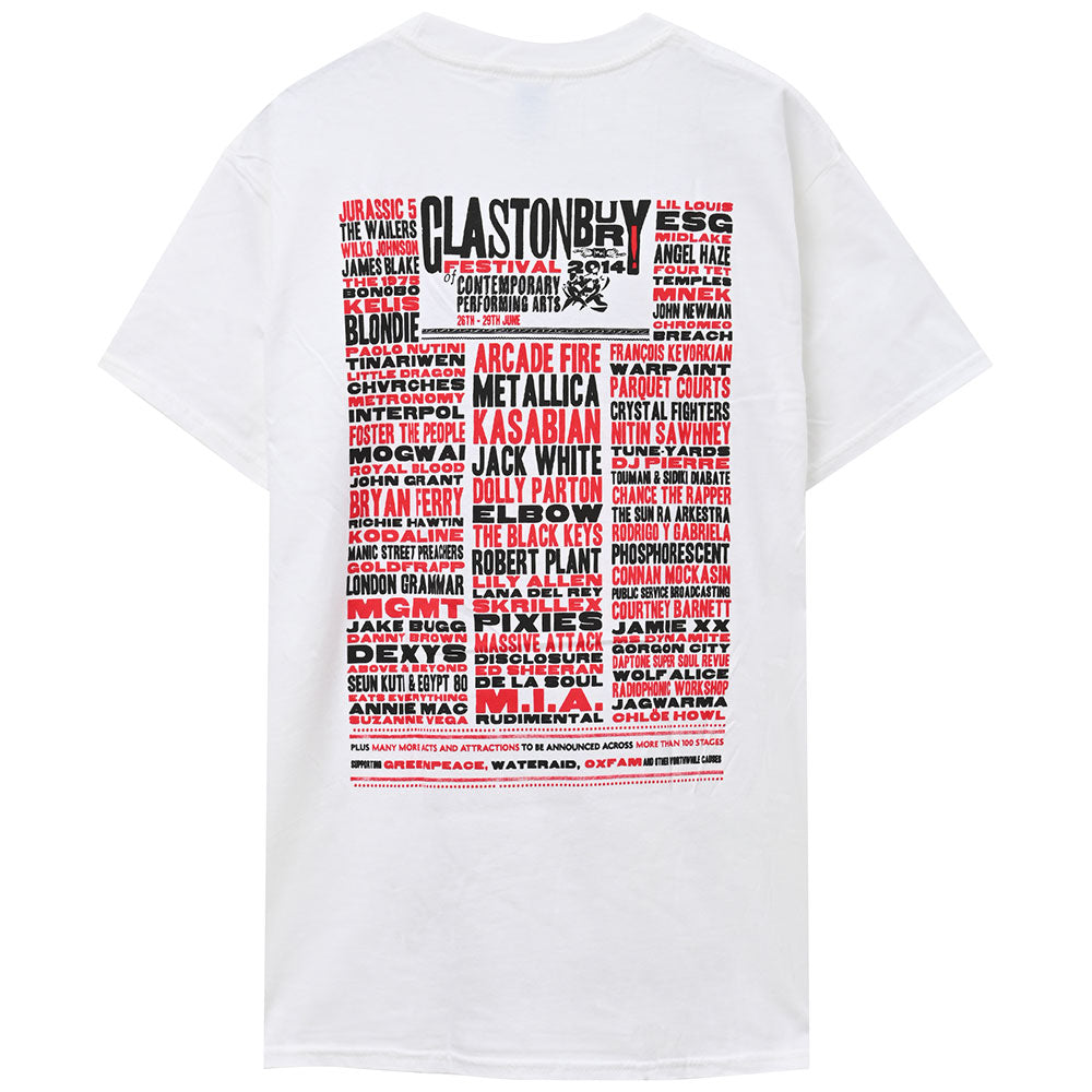 
                  
                    フェス公式Tシャツ GLASTONBURY グラストンベリー - FESTIVAL 2014 （超レア） / バックプリントあり / Tシャツ / メンズ
                  
                