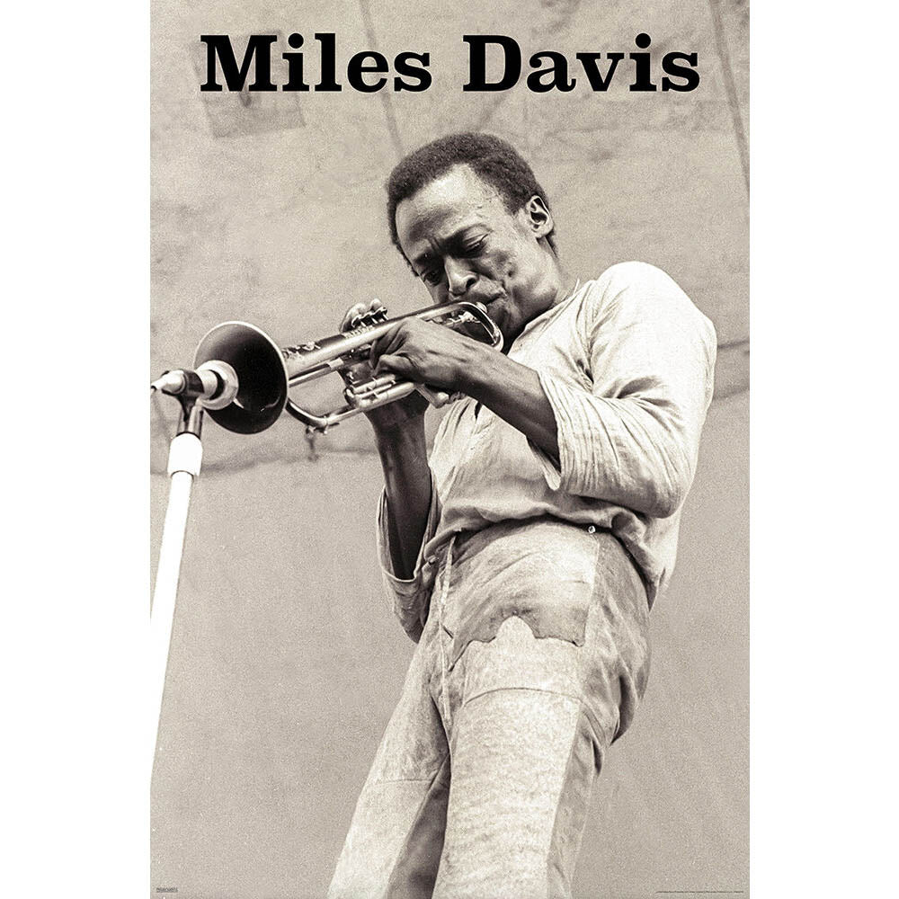 MILES DAVIS マイルスデイヴィス (初来日 50周年 ) - Trumpet / ポスター 【公式 / オフィシャル】