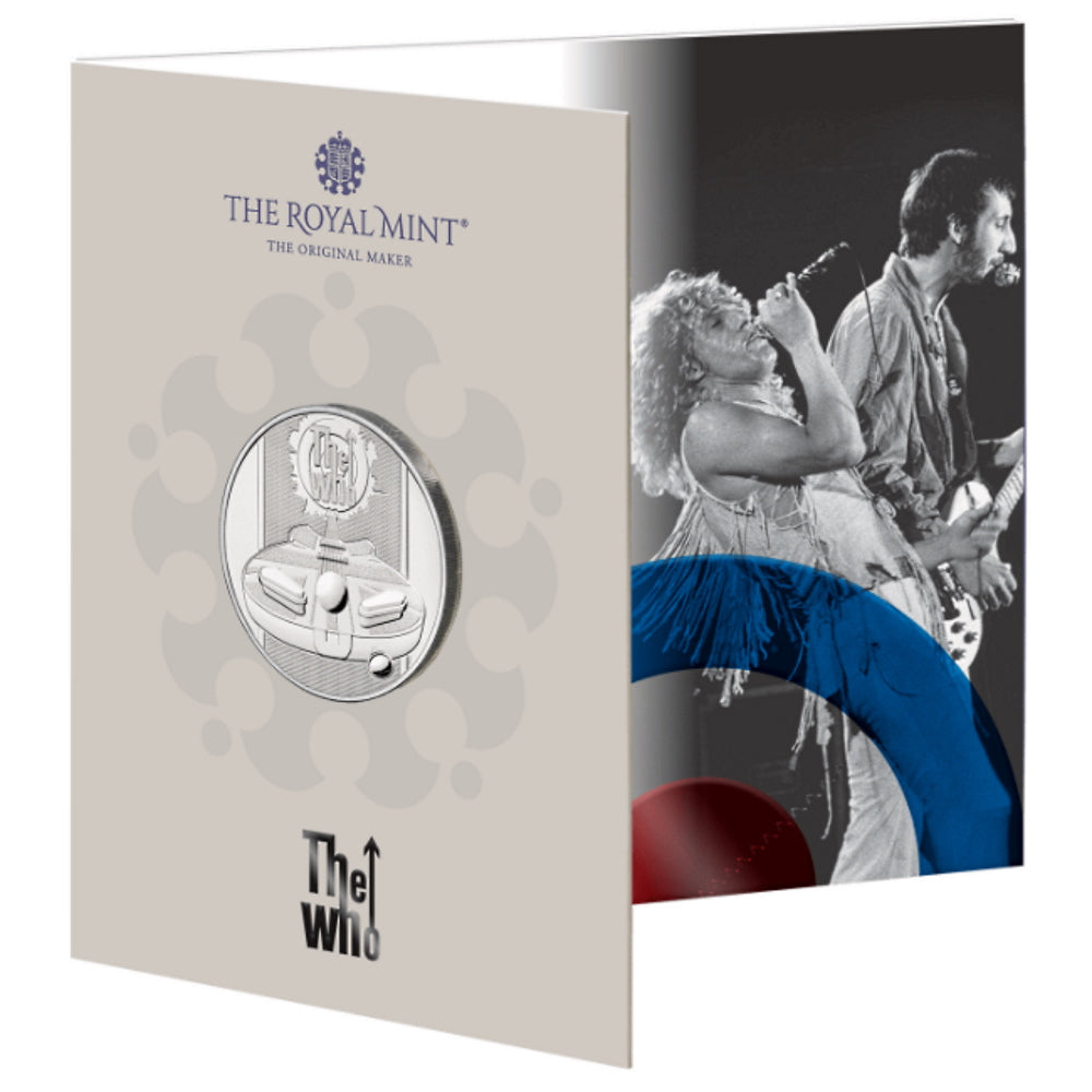 THE WHO - (結成 60周年 ) - 2021 UK £5 Brilliant Uncirculated Coin / 入手困難