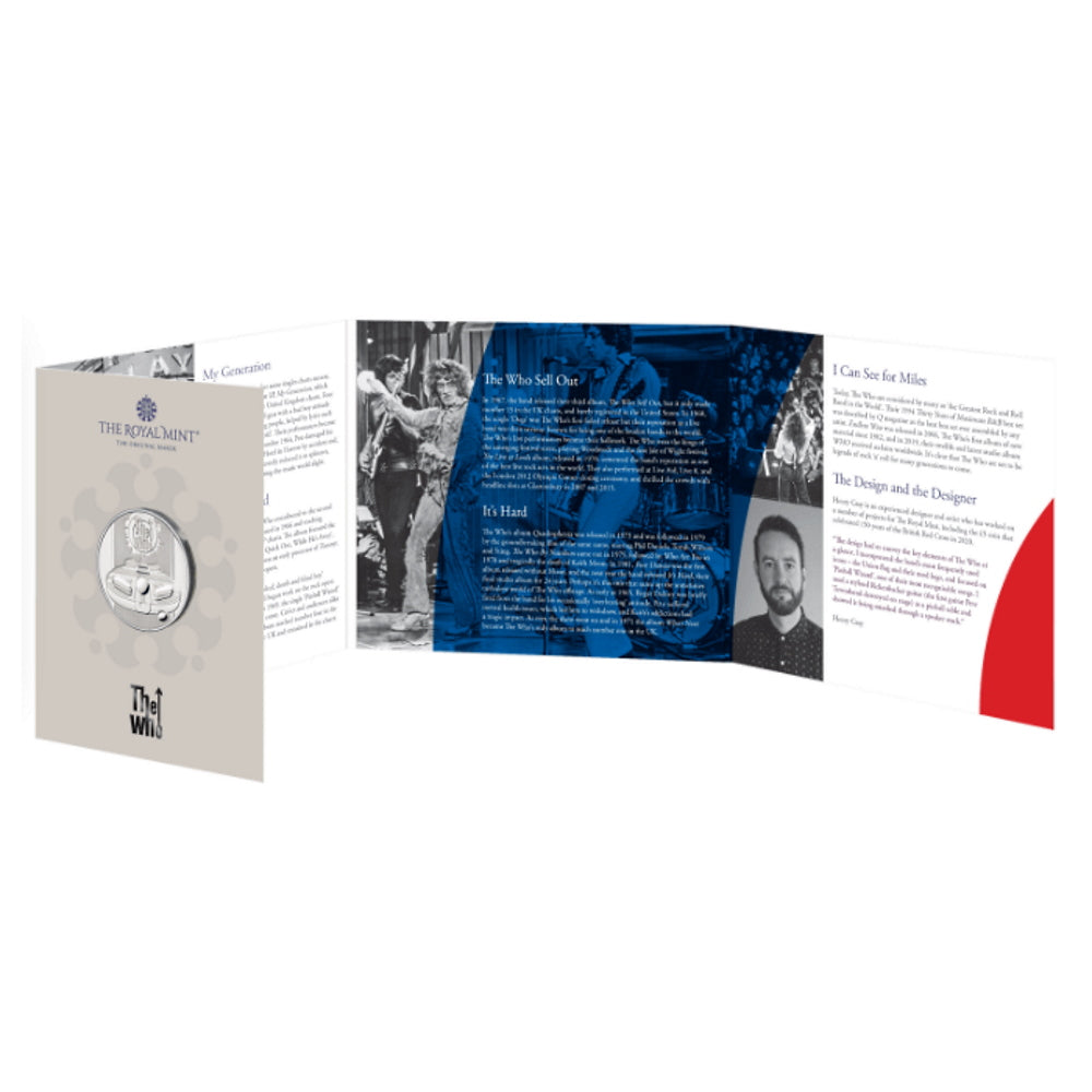 
                  
                    THE WHO ザ・フー (結成 60周年 ) - 2021 UK £5 Brilliant Uncirculated Coin / 入手困難 / コイン 【公式 / オフィシャル】
                  
                