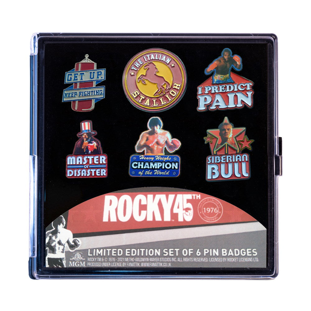 ROCKY - Limited Edition 6 Pack of Pins / 世界限定1976枚