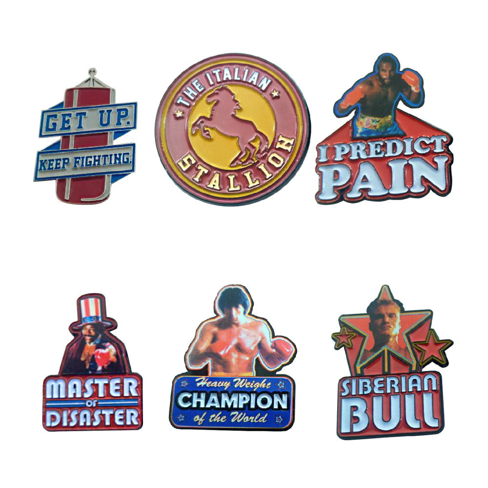 ROCKY ロッキー - Limited Edition 6 Pack of Pins / 世界限定1976枚 / バッジ 【公式 / オフィシャル】