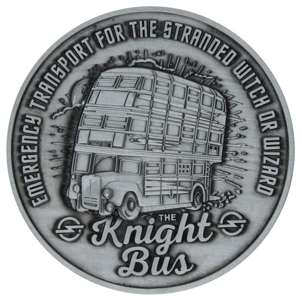 HARRY POTTER ハリーポッター - Knight Bus Medallion / 世界限定9995 / コイン 【公式 / オフィシャル】