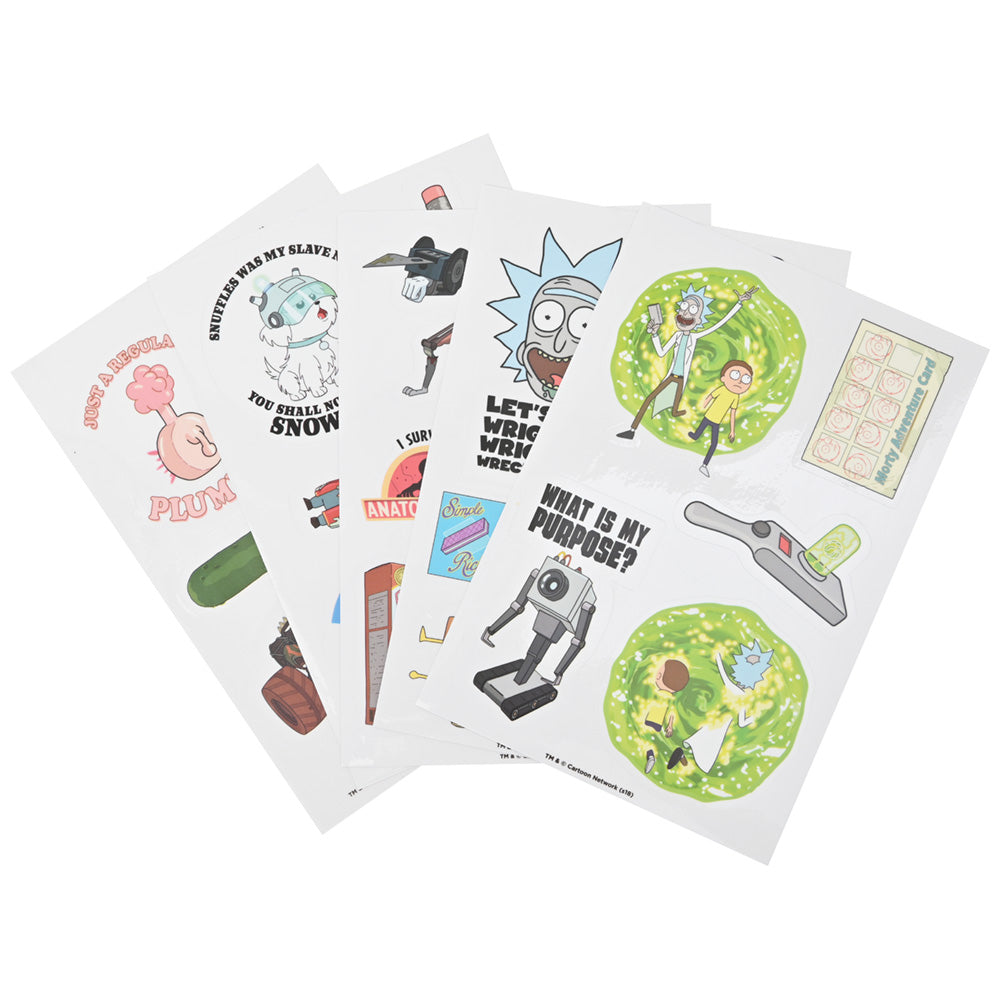 RICK AND MORTY リックアンドモーティ - Adventures / Tech Sticker（30種類） / ステッカー 【公式 / オフィシャル】