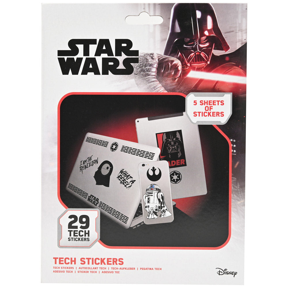 
                  
                    STAR WARS スターウォーズ (「エピソード1」 25周年 ) - Force / Tech Sticker（29種類） / スマホ・ステッカー
                  
                