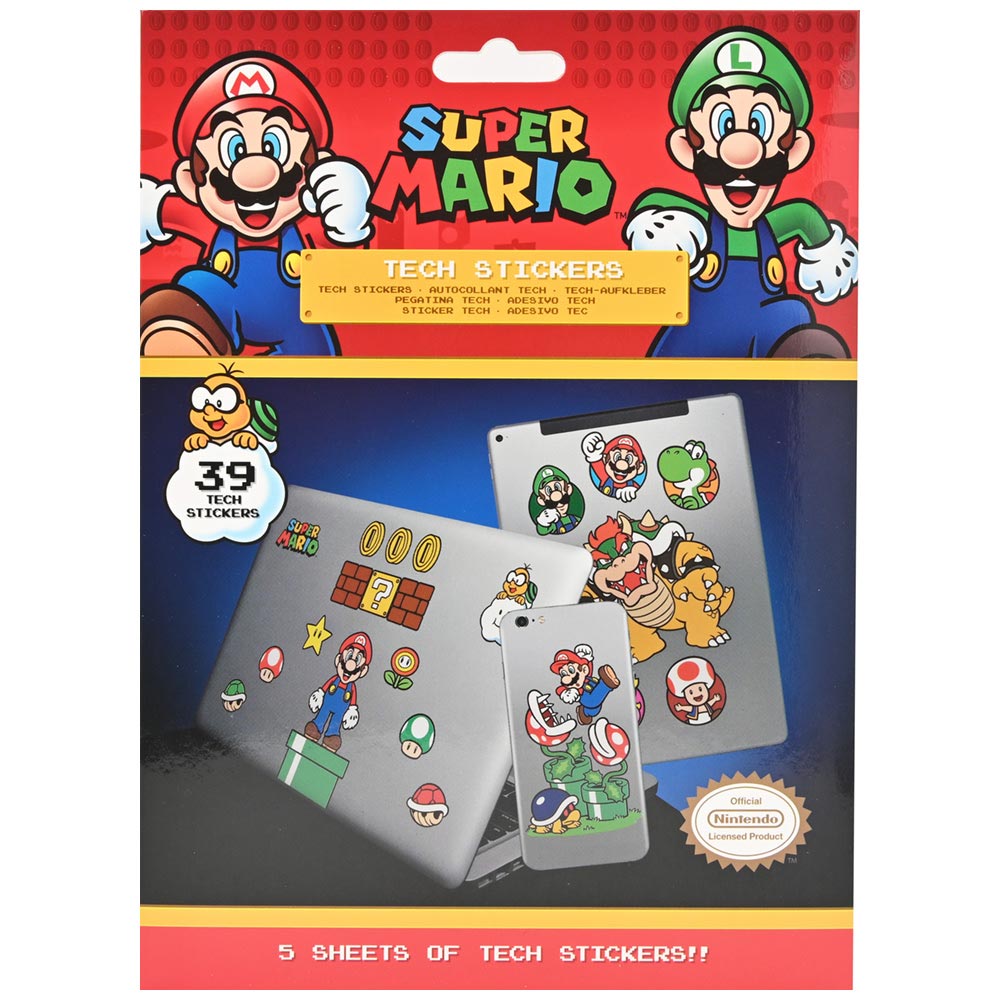 
                  
                    SUPER MARIO スーパーマリオ - Mushroom Kingdom Tech Sticker（39種類） / ステッカー 【公式 / オフィシャル】
                  
                