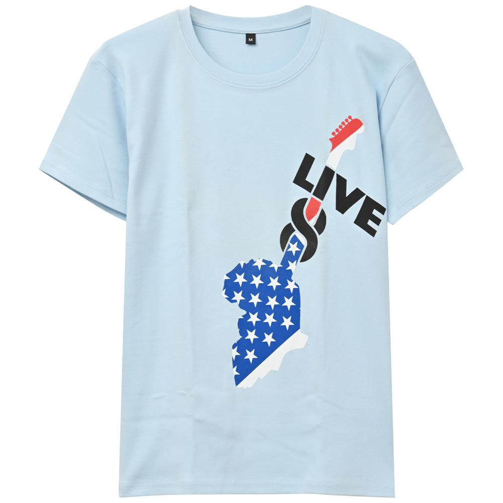 LIVE 8 ライブエイト - Live 8 US Event （超レア） / バックプリントあり / Tシャツ / レディース 【公式 / オフィシャル】