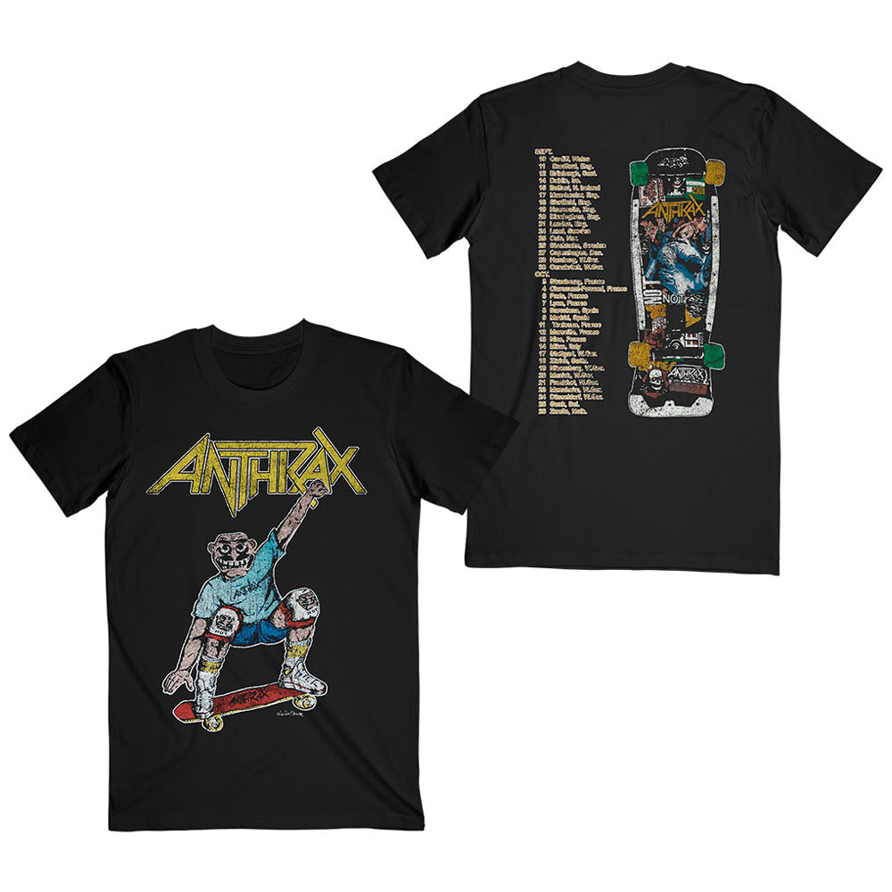 ANTHRAX アンスラックス Spreading Skater Notman Vintage バックプリントあり 公式 オフィシャル