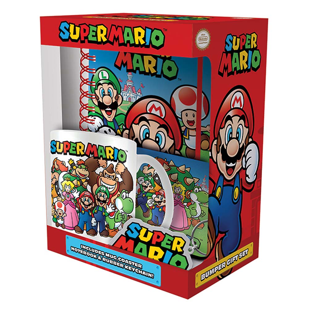 SUPER MARIO スーパーマリオ - Bumper Gift Set / マグカップ 【公式 / オフィシャル】