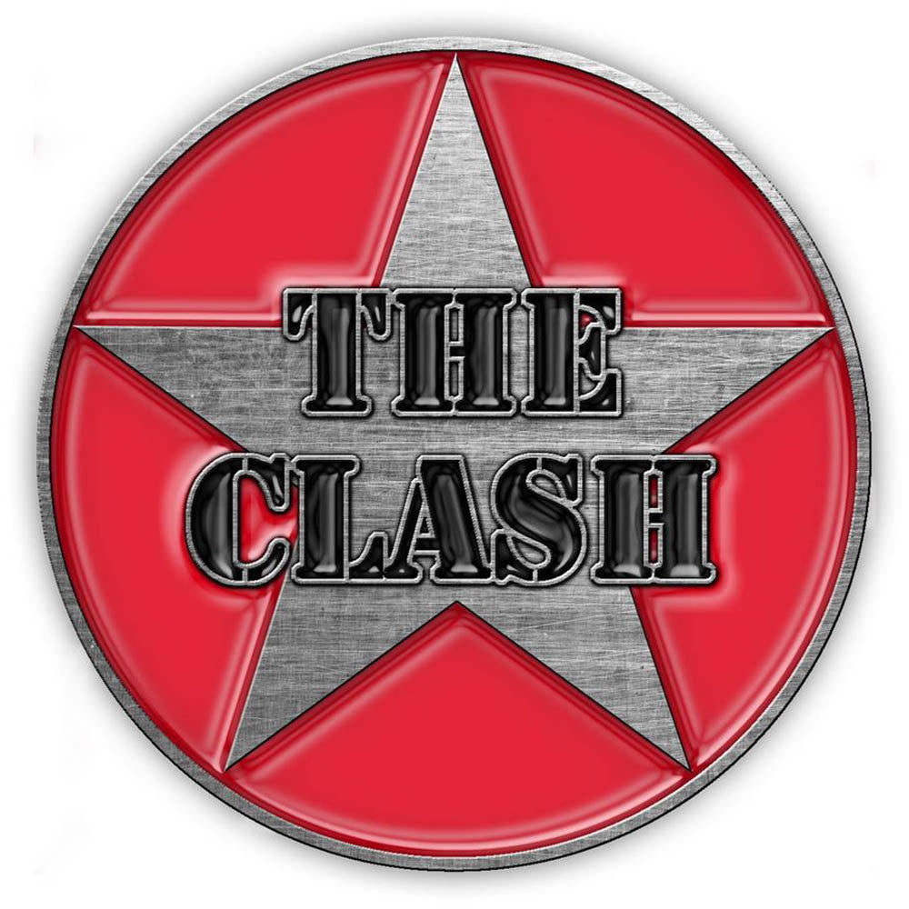 THE CLASH クラッシュ (LONDON CALLING 45周年 ) - MILITARY LOGO / バッジ 【公式 / オフィシャル】