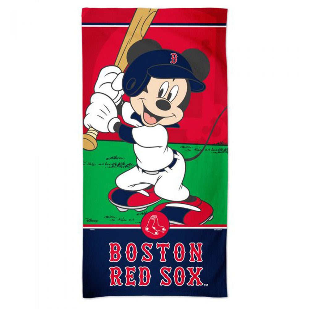 BOSTON RED SOX（MLB） ボストンレッドソックス DISNEY MICKEY SPECTRA BEACH TOWEL 公式 