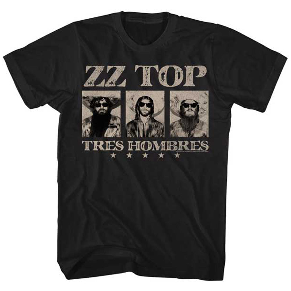 ZZ TOP ズィーズィートップ (結成 55周年 ) - TRES HOMBRES / Tシャツ / メンズ 【公式 / オフィシャル】