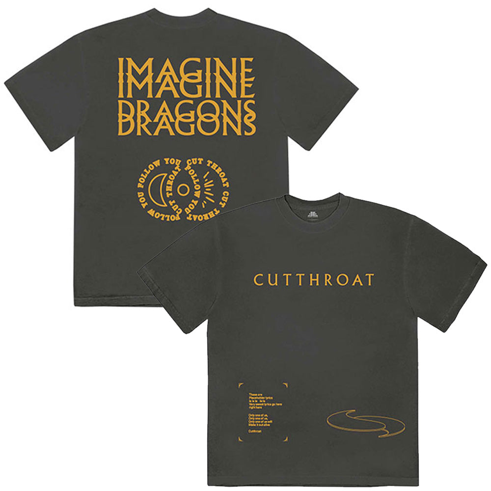 IMAGINE DRAGONS イマジンドラゴンズ (12月 来日 ) - Cutthroat Symbols / バックプリントあり / Tシャツ / メンズ 【公式 / オフィシャル】