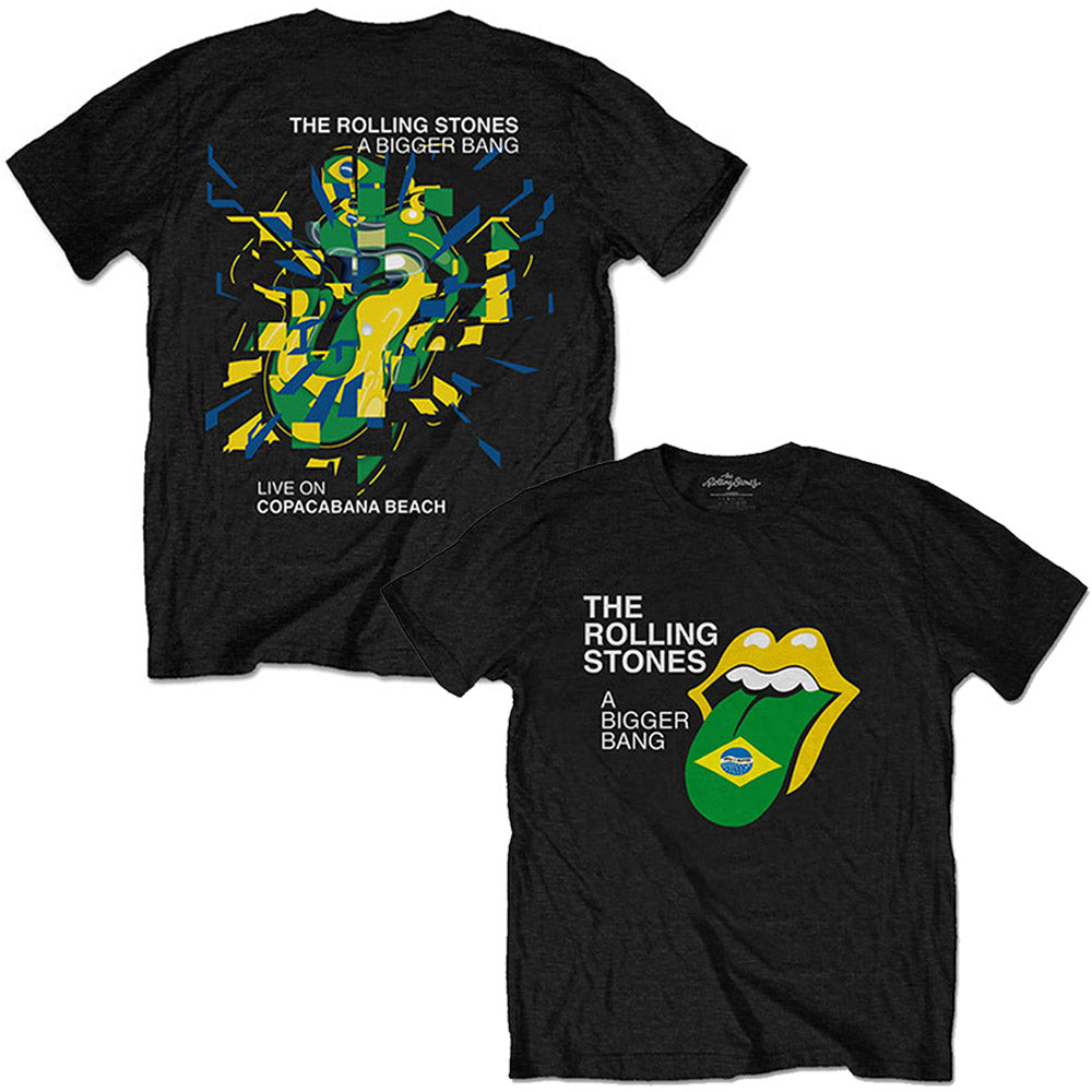 ROLLING STONES ローリングストーンズ (デビュー作 60周年 ) - Brazil '80 / バックプリントあり / Tシャツ / メンズ 【公式 / オフィシャル】