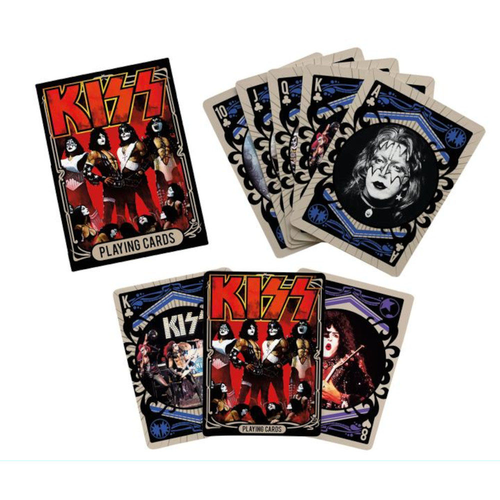 KISS キッス (デビュー 50周年 ) - KISS PHOTOS PLAYING CARDS / トランプ 【公式 / オフィシャル】