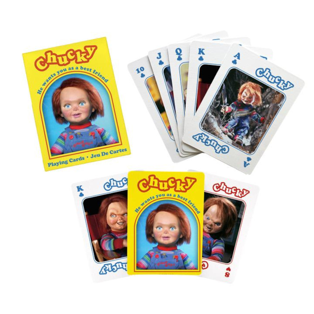 
                  
                    CHILD'S PLAY チャイルドプレイ - CHUCKY PLAYING CARDS / トランプ 【公式 / オフィシャル】
                  
                