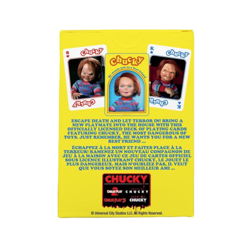 
                  
                    CHILD'S PLAY チャイルドプレイ - CHUCKY PLAYING CARDS / トランプ 【公式 / オフィシャル】
                  
                