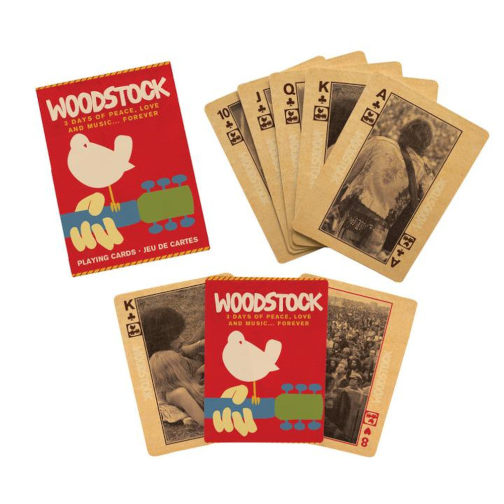 WOODSTOCK ウッドストック (55周年 ) - WOODSTOCK PLAYING CARDS / トランプ 【公式 / オフィシャル】