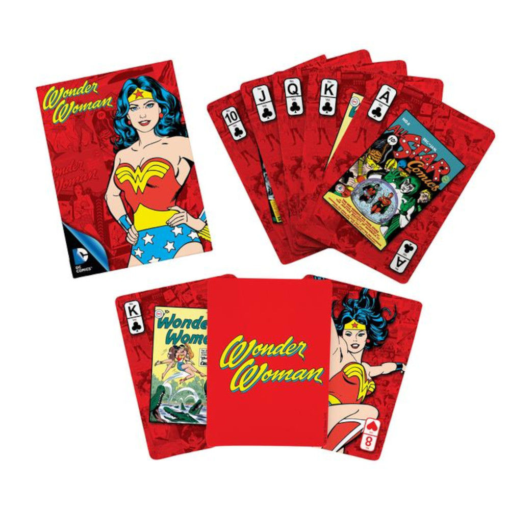 
                  
                    WONDER WOMAN ワンダーウーマン - RETRO WONDER WOMAN PLAYING CARDS / トランプ 【公式 / オフィシャル】
                  
                