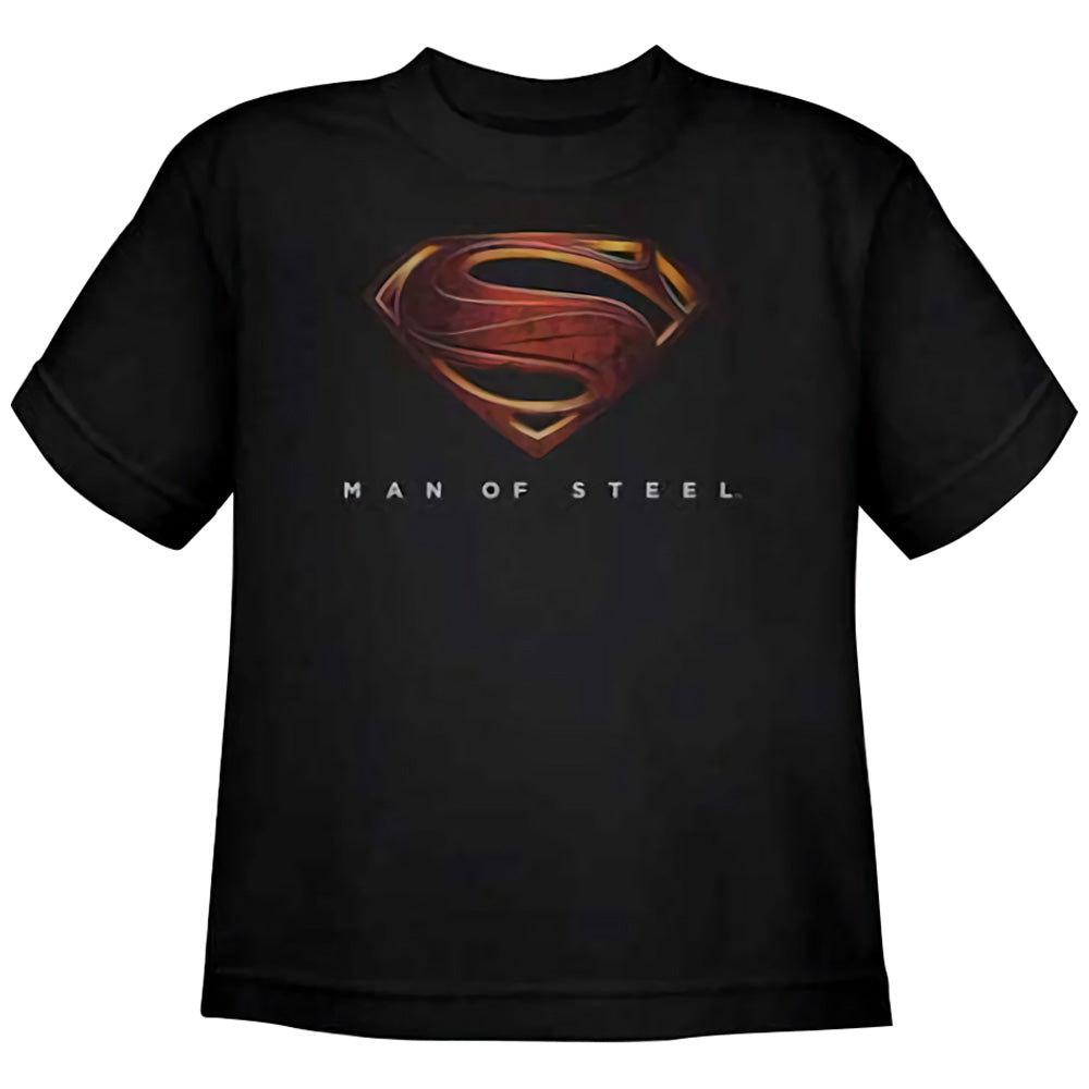 SUPERMAN スーパーマン - MAN OF STEEL LOGO / Tシャツ / キッズ 【公式 / オフィシャル】