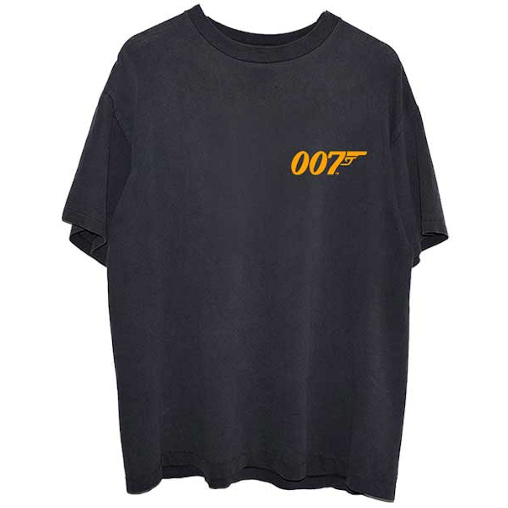 JAMES BOND ジェームズボンド - Gold Finger Movie Poster / バックプリントあり / Tシャツ / メンズ 【公式 / オフィシャル】