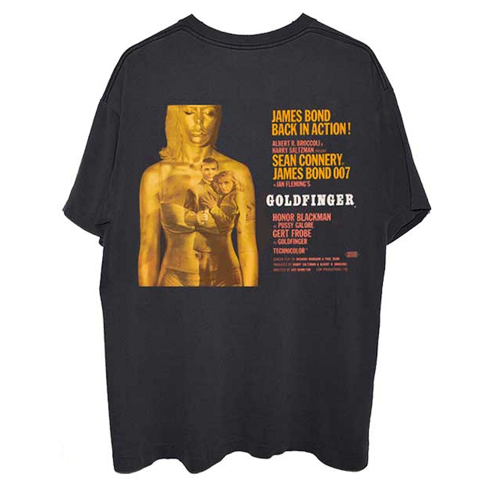 
                  
                    JAMES BOND ジェームズボンド - Gold Finger Movie Poster / バックプリントあり / Tシャツ / メンズ 【公式 / オフィシャル】
                  
                