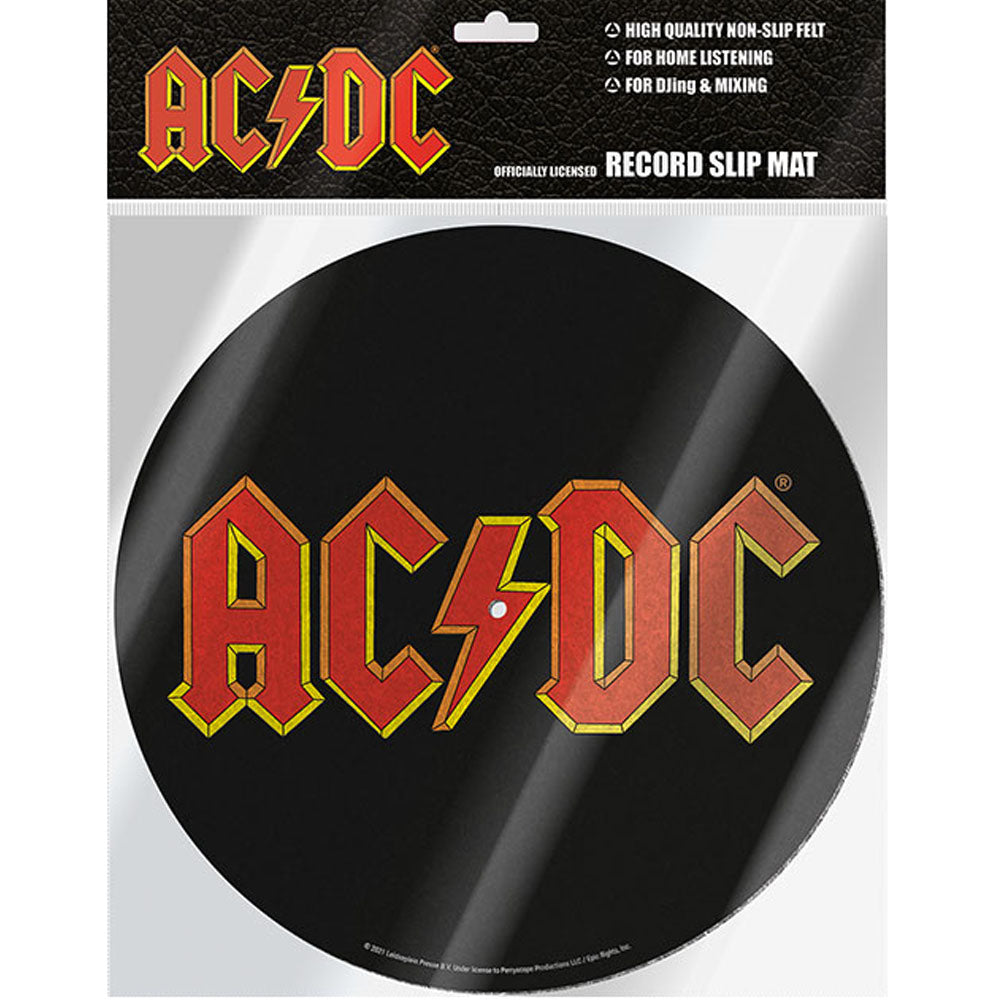 AC/DC エーシーディーシー Logo スリップマット 公式 オフィシャル