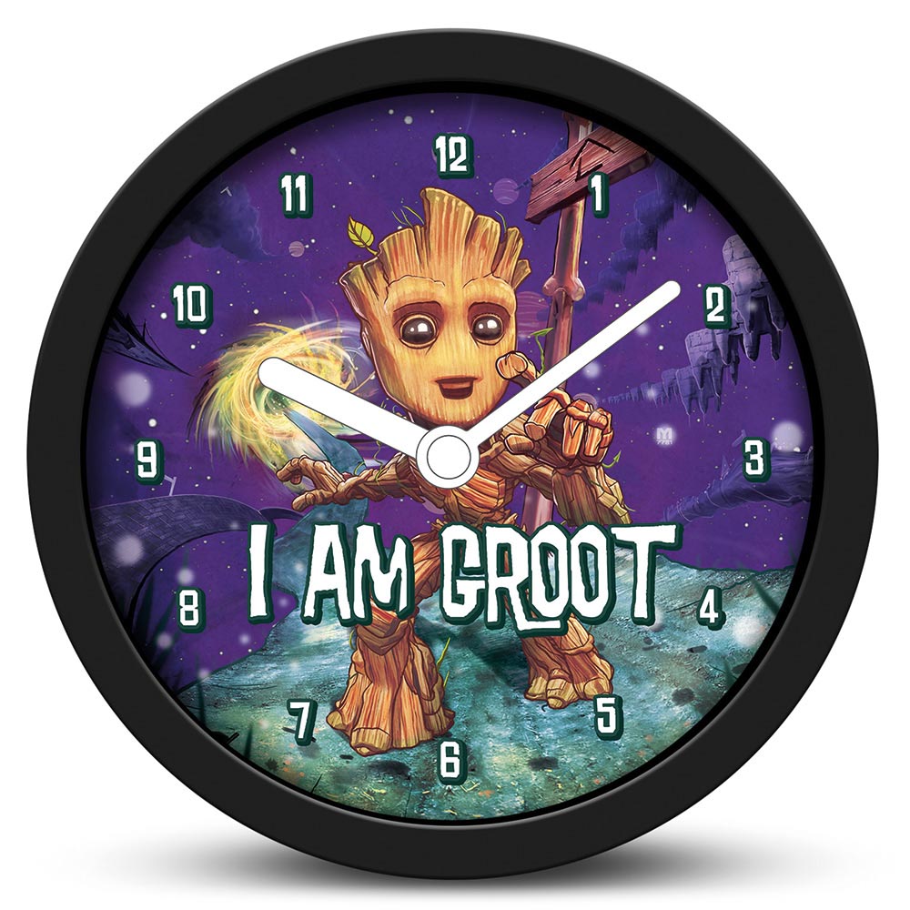 GUARDIANS OF THE GALAXY ガーディアンズ・オブ・ギャラクシー (公開 10周年 ) - I Am Groot / Desk Clock / 時計 【公式 / オフィシャル】