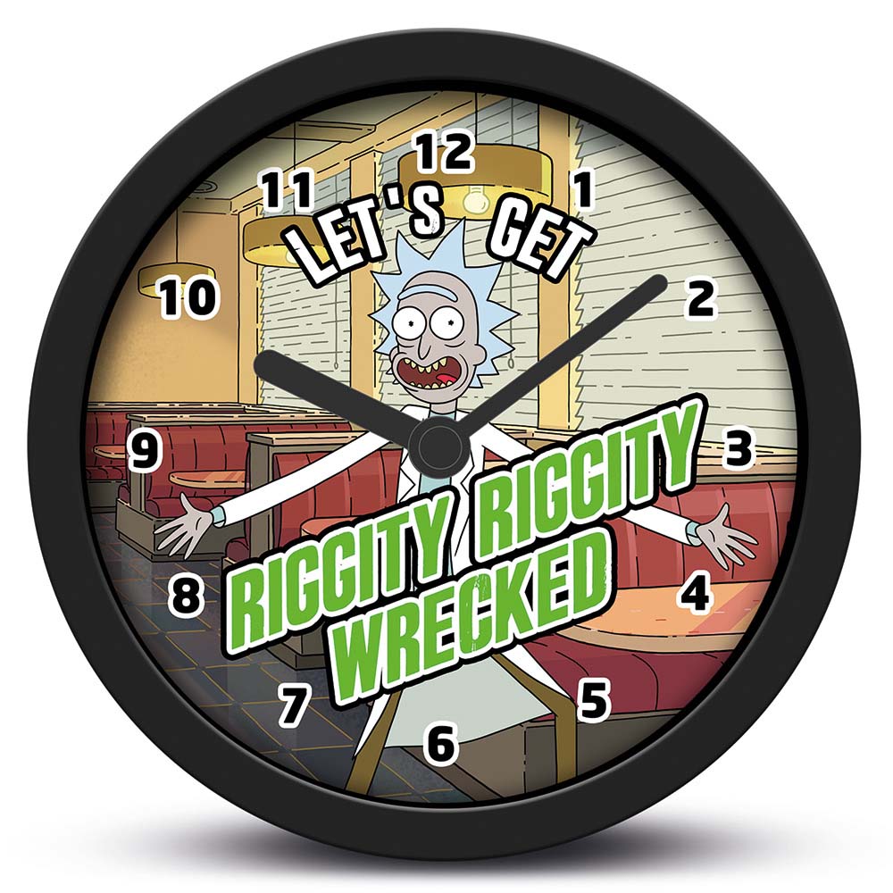 RICK AND MORTY リックアンドモーティ - Wrecked / Desk Clock / 時計 【公式 / オフィシャル】