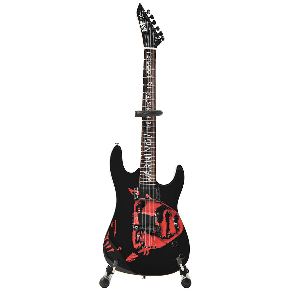 METALLICA メタリカ - Kirk Hammett "Frankenstein" Miniature Guitar Replica Collectible / ミニチュア楽器 【公式 / オフィシャル】