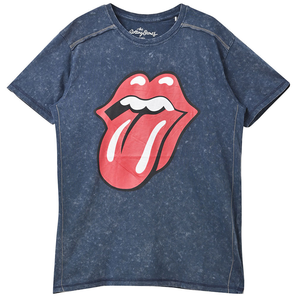 
                  
                    ROLLING STONES ローリングストーンズ (デビュー作 60周年 ) - Classic Tongue / Black Label（ブランド） / Snow Wash / Tシャツ / メンズ 【公式 / オフィシャル】
                  
                