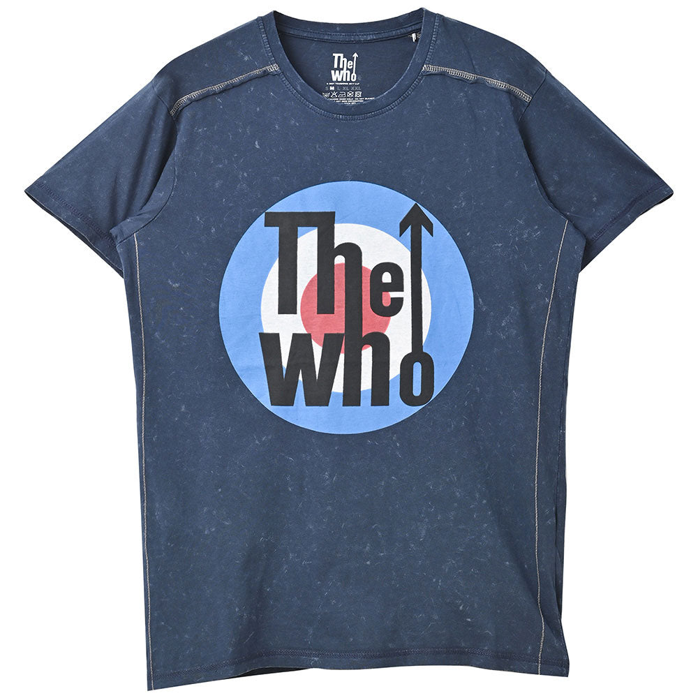 
                  
                    THE WHO ザ・フー (結成 60周年 ) - Target Logo / Black Label（ブランド） / Snow Wash / Tシャツ / メンズ 【公式 / オフィシャル】
                  
                