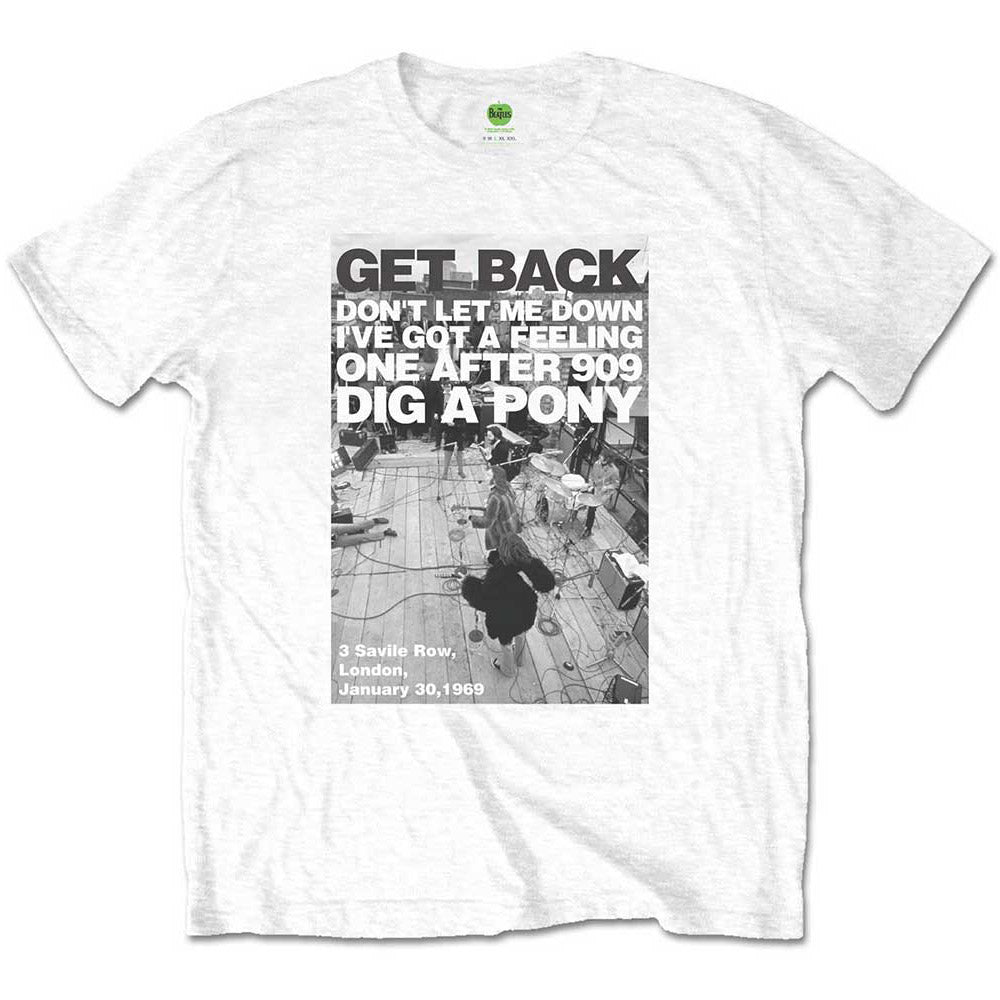 THE BEATLES ビートルズ (ABBEY ROAD 55周年 ) - Rooftop Shot / Tシャツ / メンズ 【公式 / オフィシャル】