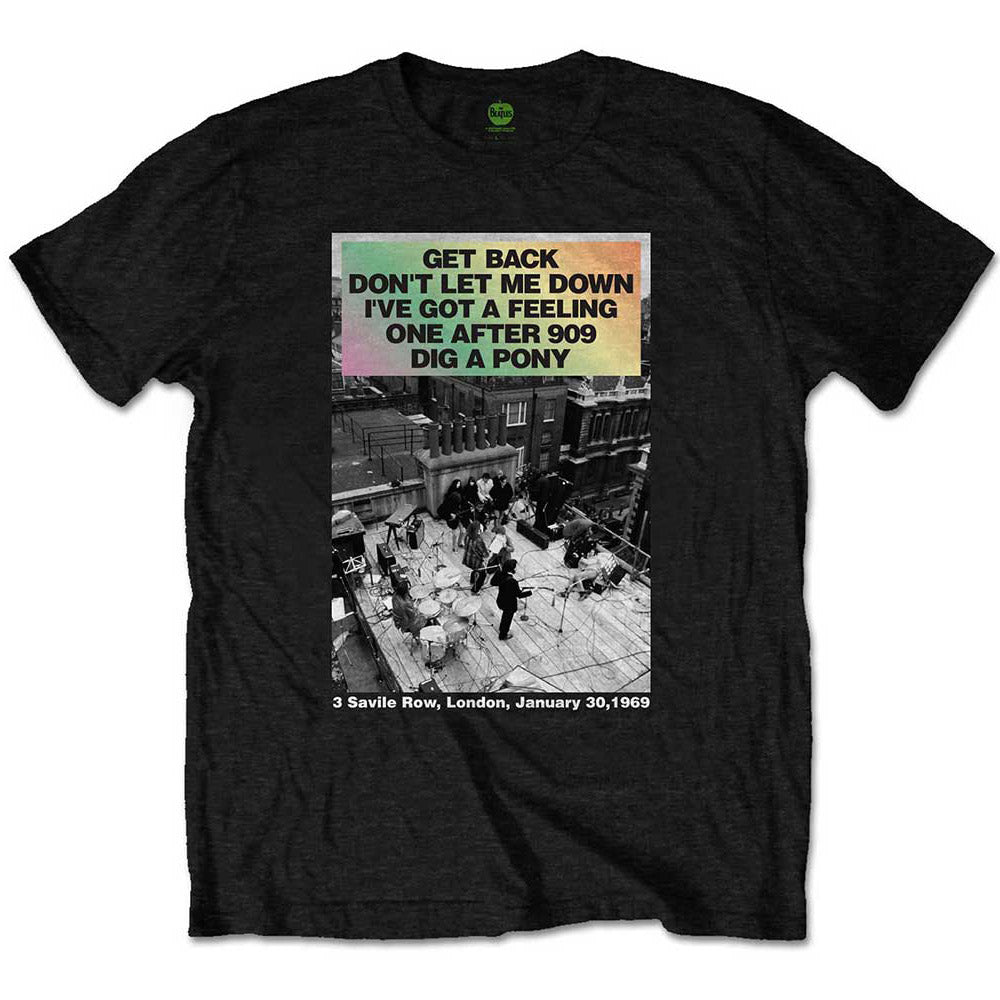 THE BEATLES ビートルズ (ABBEY ROAD 55周年 ) - Rooftop Songs Gradient / Tシャツ / メンズ 【公式 / オフィシャル】