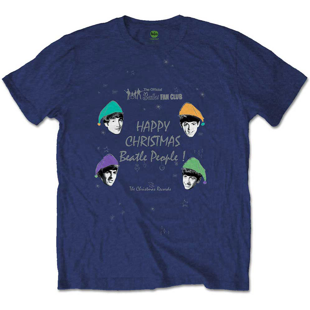 THE BEATLES ビートルズ (ABBEY ROAD 55周年 ) - 【クリスマス限定】Happy Christmas / Tシャツ / メンズ 【公式 / オフィシャル】