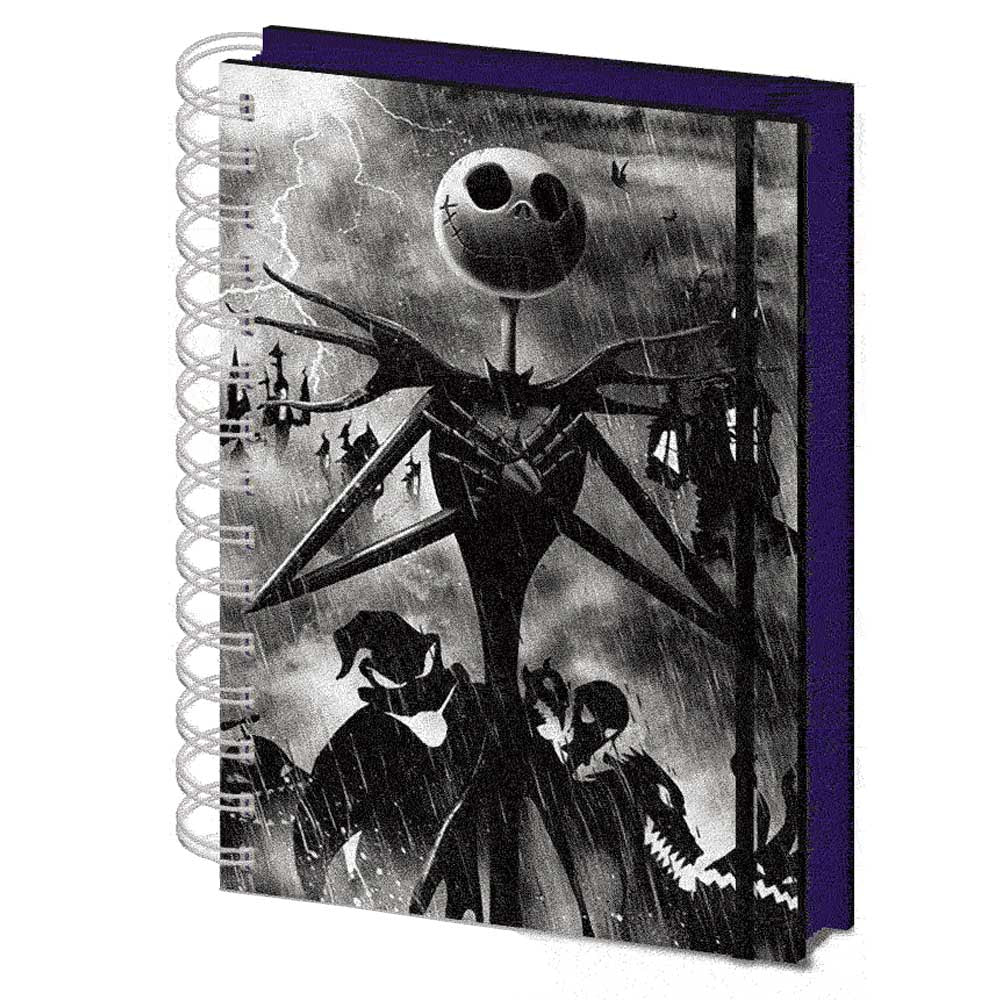 
                  
                    NIGHTMARE BEFORE CHRISTMAS ナイトメアー・ビフォア・クリスマス - Seriously Spooky / A5 Wiro Notebook / 3Dカバー / ノート・メモ帳 【公式 / オフィシャル】
                  
                